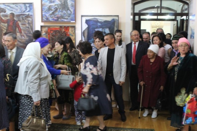 Открытие выставки посвященной 70-летию Дулата Коспанова «АDAM men ZAMAN» 6 Открытие выставки посвященной 70-летию Дулата Коспанова «АDAM men ZAMAN» 6