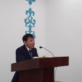 Выступление директора Акмолинского областного историко-краеведческого музея Шакшакова К.Г. на областной коллегии