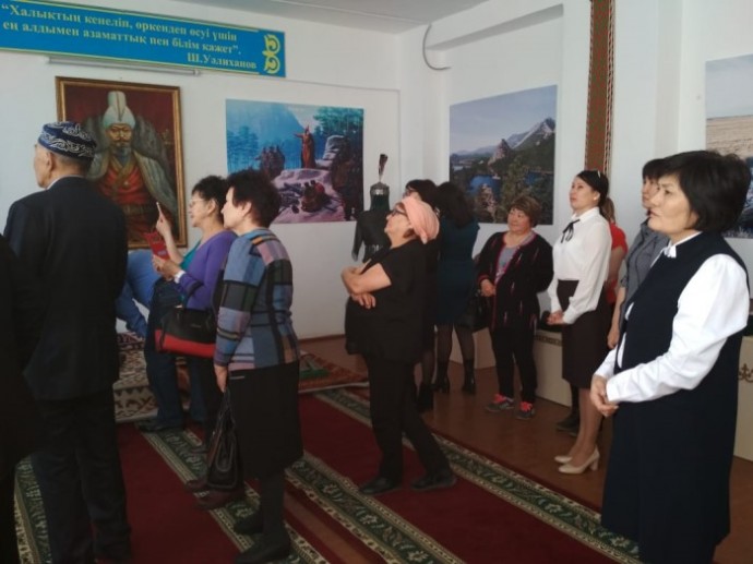Открытие выставки «Ғасырлар аманаты» в Жаркаинском районе Акмолинской области 2 Открытие выставки «Ғасырлар аманаты» в Жаркаинском районе Акмолинской области 2