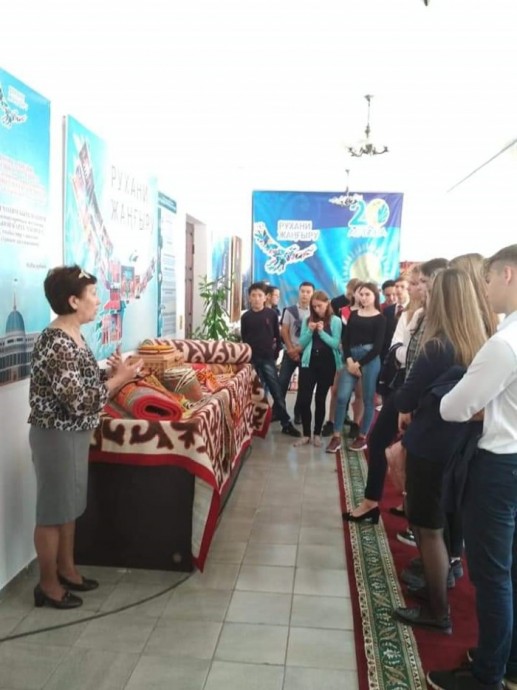 Открытие выставки «Ғасырлар аманаты» в Аршалынском районе 3 Открытие выставки «Ғасырлар аманаты» в Аршалынском районе 3