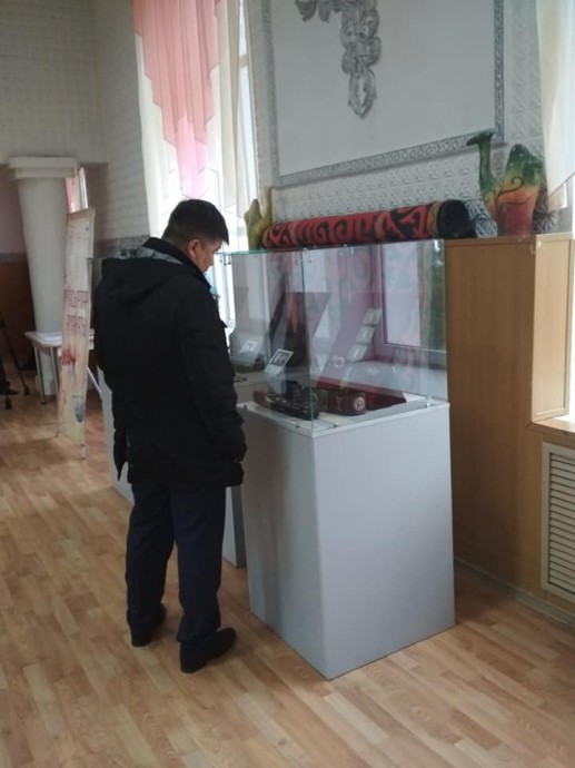 В программе праздничных мероприятий, посвященных 185-летию Биржан сал Кожагулулы, в г.Степняк, 6 сентября 2019г. Акмолинский областной историко-краеведческий музей представил выставку «Ғасырлар аманаты» 16 В программе праздничных мероприятий, посвященных 185-летию Биржан сал Кожагулулы, в г.Степняк, 6 сентября 2019г. Акмолинский областной историко-краеведческий музей представил выставку «Ғасырлар аманаты» 16