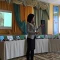Сотрудники отдела природы и экологии "Акмолинского областного историко-краеведческого" музея приняли участие в конференции "Наследие К.И.Сатпаева", которая состоялась в средней школе #12