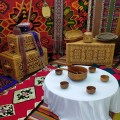 Наурыз мейрамын мерекелеу қарсаңында, 10 наурыз күні, Ақмола облыстық тарихи-өлкетану музейінде, тоқымашылық бұйымдарының көрмесі өтті